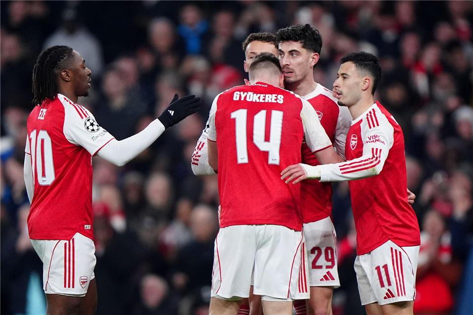 Kai Havertz traf direkt bei seinem Startelf-Comeback nach fünf Monaten Verletzungspause.Bradley Collyer/PA Wire/dpa