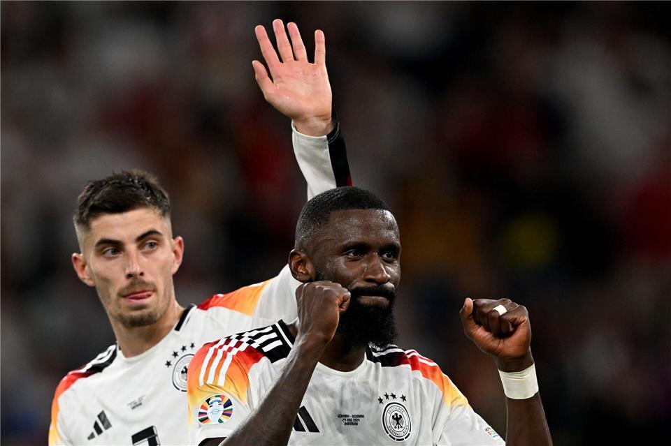 Kai Havertz und Antonio Rüdiger sind Vize-Kapitäne im DFB-Team. (Archivbild)Bernd Thissen/dpa