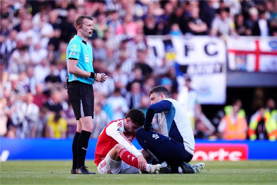 Kai Havertz verletzte sich zuletzt erneut.John Walton/PA Wire/dpa