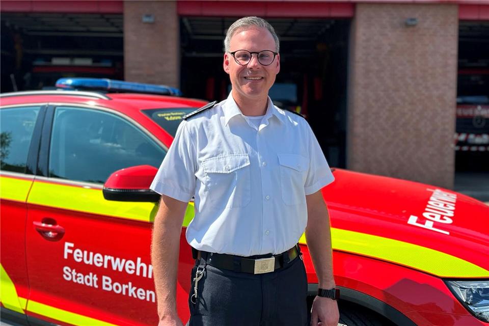Kai Sobbe ist Leiter der Feuer- und Rettungswache in Borken.privat