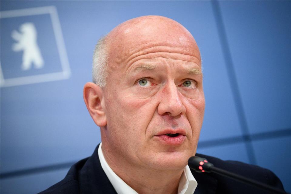 Kai Wegner (CDU) fordert ein gutes Baustellenmanagement, „dass es Abstimmungen gibt zwischen den Versorgungsunternehmen, Wasserbetriebe, Strom, Gas“. (Archivbild)Bernd von Jutrczenka/dpa