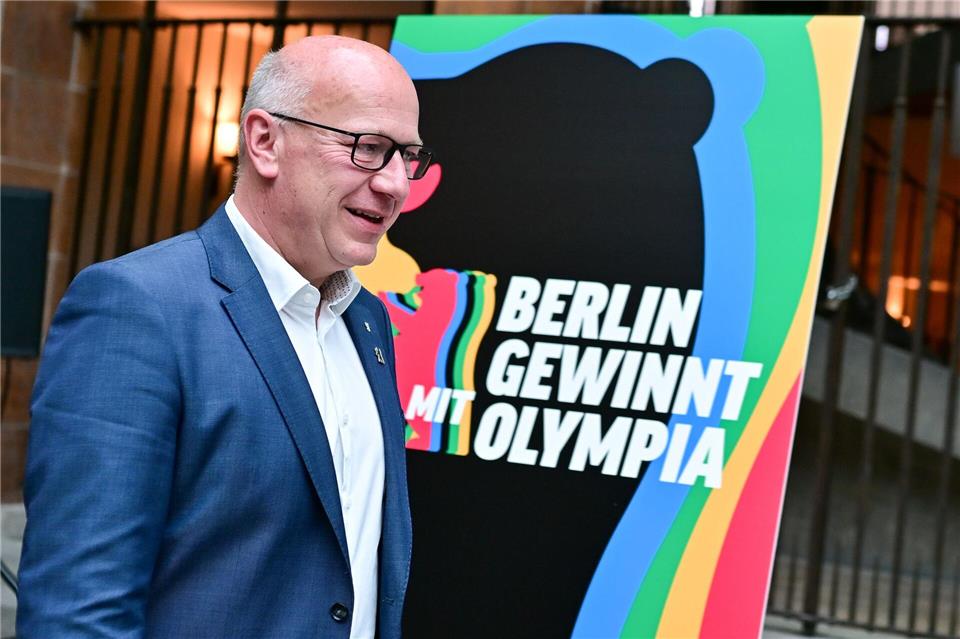 Kai Wegner (CDU) wirbt Berlin als Ausrichter. (Archivbild)Sebastian Christoph Gollnow/dpa