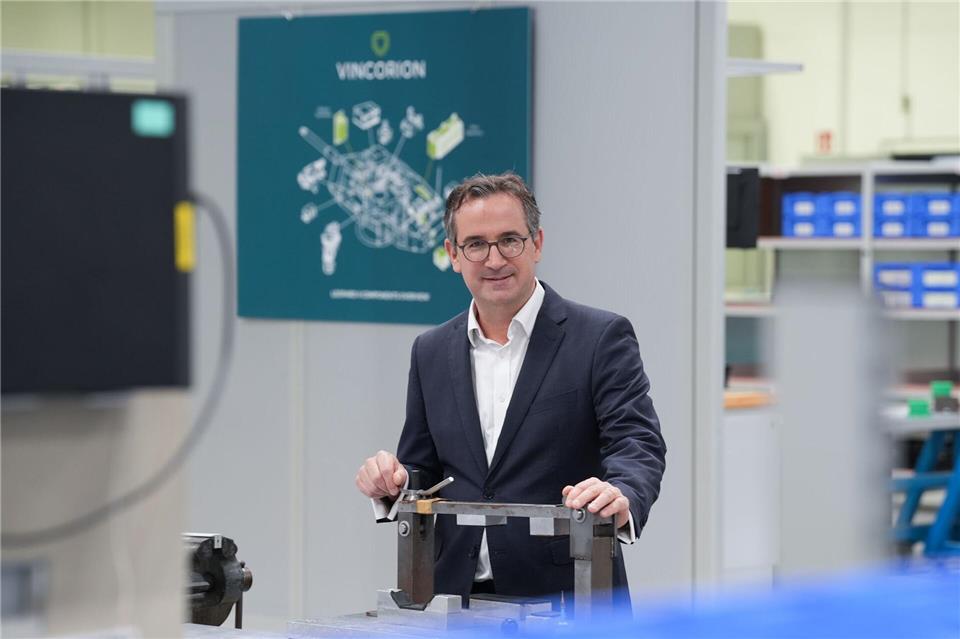 Kajetan von Mentzingen leitet den Rüstungszulieferer Vincorion. (Archivbild) Marcus Brandt/dpa