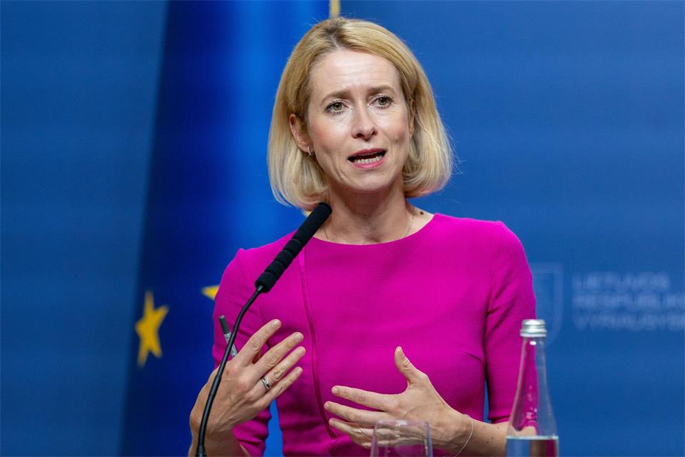 Kallas sieht keine Bereitschaft zum Frieden in Moskau. Mindaugas Kulbis/AP/dpa