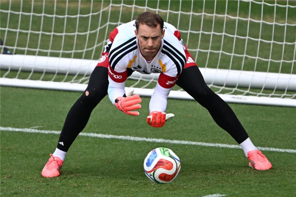 Kaltstart ohne Länderspiel-Minute in der WM-Saison: Manuel Neuer. Federico Gambarini/dpa