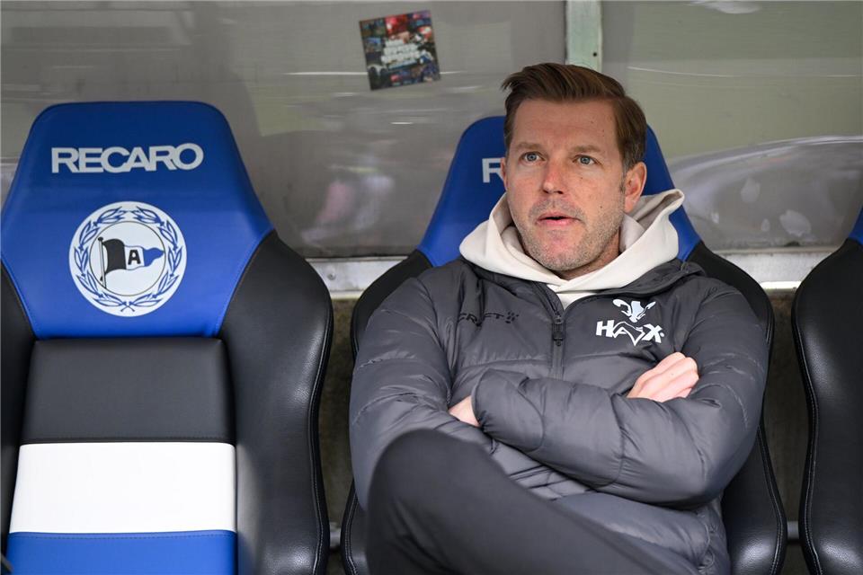 Kam gegen Bielefeld ins Grübeln: Darmstadts Coach Florian Kohfeldt (Archivbild).Ulrich Hufnagel/dpa