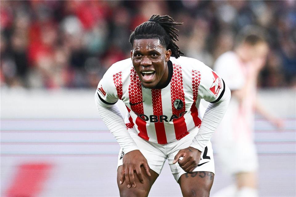Kam zu einem seltenen Startelfeinsatz bei den Freiburgern: Cyriaque IriéSilas Stein/dpa