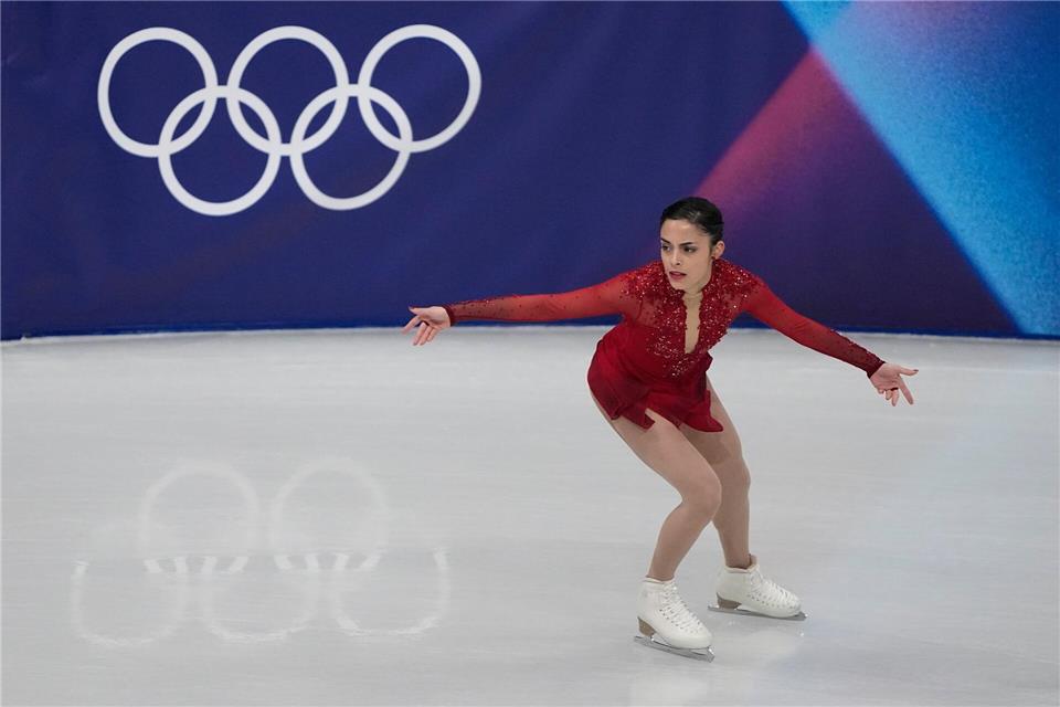 Kanadas Eiskunstläuferin Madeline Schizas verpasste eine Abgabefrist an ihrer Universität.Natacha Pisarenko/AP/dpa