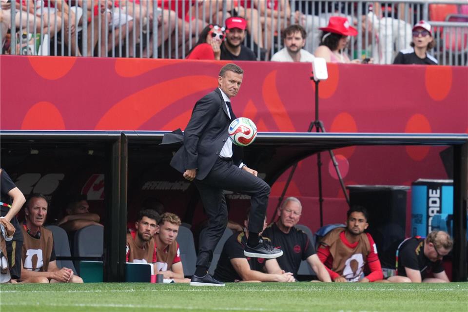 Kanadas Trainer Jesse Marsch setzt auf amerikanische Tugenden. (Archivbild)Kim Price/CSM via ZUMA Press Wire/dpa
