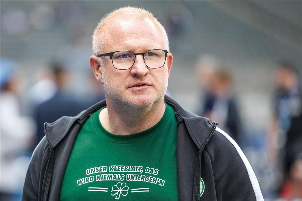 Kann die Wut der Fans verstehen: Fürth-Trainer Heiko Vogel. (Archivbild)Andreas Gora/dpa