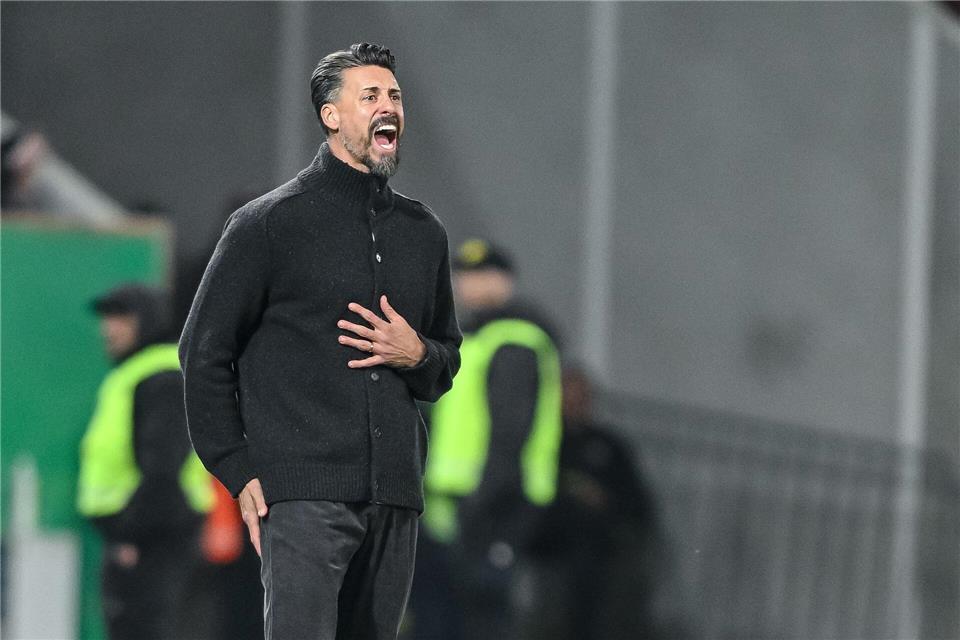 Kann er Krisenmanager? Augsburgs Trainer Sandro Wagner.Harry Langer/dpa