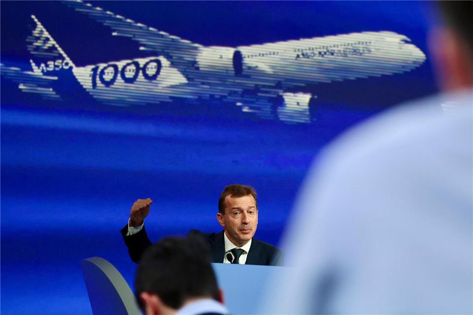 Kann sein ursprüngliches Auslieferungsziel erneut nicht halten: Airbus-Chef Guillaume Faury. (Archivbild)Fred Scheiber/AP