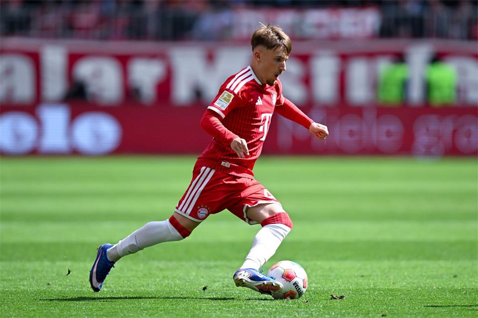 Kann wieder mitmischen: Bayern-Youngster Lennart Karl. (Archivbild)Sven Hoppe/dpa