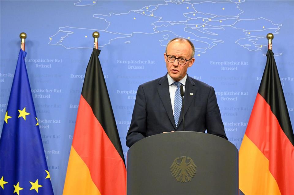 Kanzler Friedrich Merz will russische Vermögenswerte zugunsten der Ukraine nutzen.Ansgar Haase/dpa