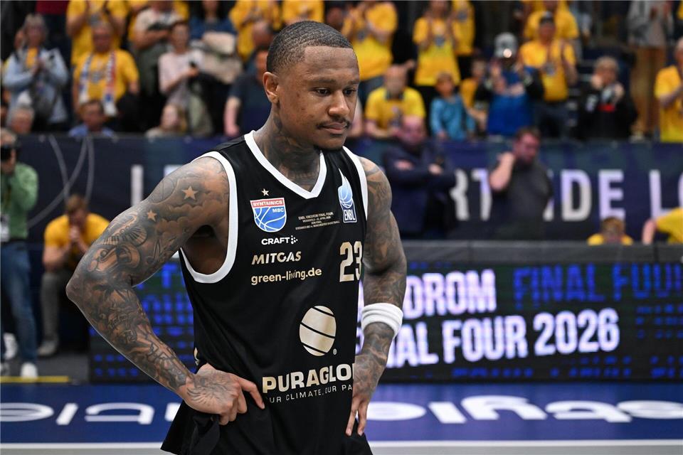 Kapitän Charles Callison war schwer enttäuscht nach der Niederlage.Hendrik Schmidt/dpa