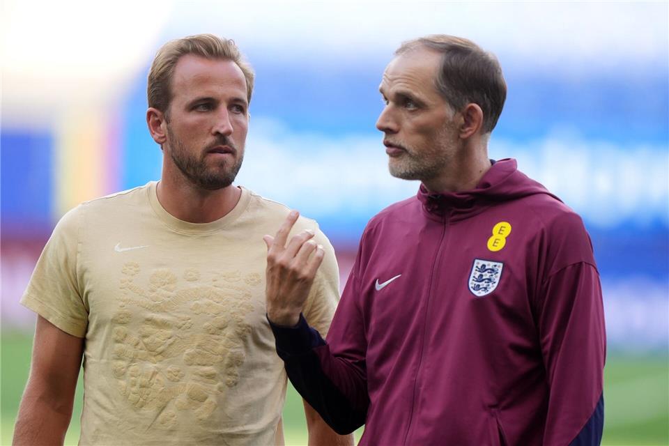 Kapitän und Chef: Kane und Tuchel kennen sich aus München. (Archivbild)Bradley Collyer/PA Wire/dpa