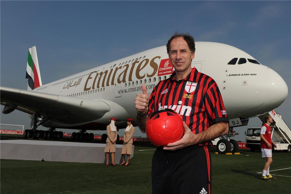 Kapitän zu den großen Milan-Zeiten: Franco Baresi. (Archivbild)picture alliance / dpa