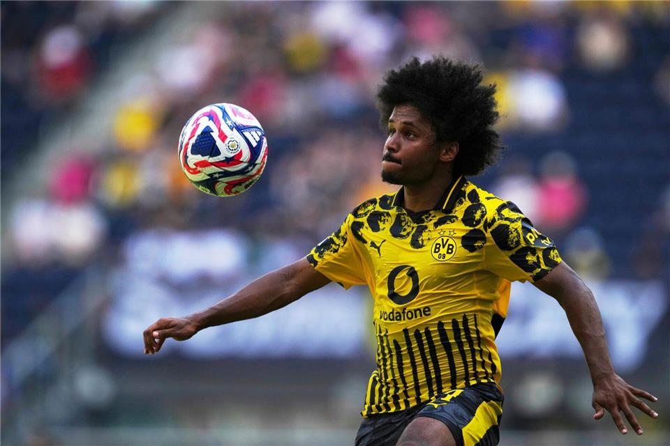 Karim Adeyemi glänzte gegen Monterrey mit zwei Torvorlagen für Serhou GuirassyJeff Dean/FR171800 AP/AP/dpa