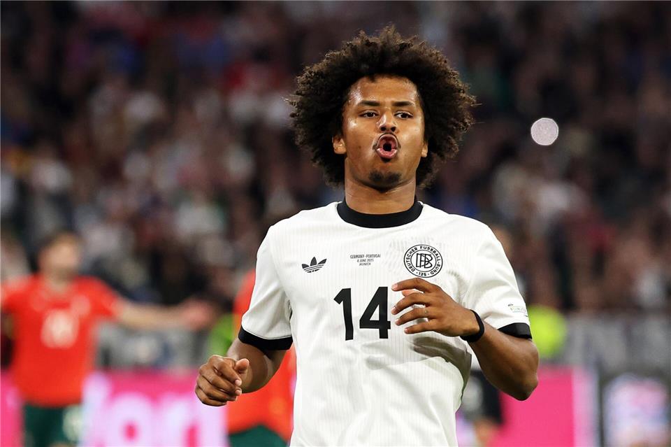 Karim Adeyemi hat seinen Fehler bereut und wird sich sozial engagieren.Christian Charisius/dpa