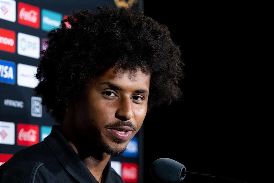 Karim Adeyemi spielt lieber im Sturmzentrum neben Guirassy als auf der AußenpositionSven Hoppe/dpa