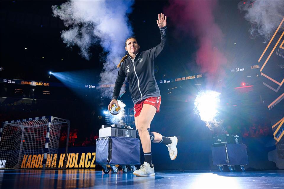 Karolina Kudlacz-Gloc hat Ludwigsburg - anders als viele Kolleginnen - noch nicht verlassen. (Archivbild)Marco Wolf/wolf-sportfoto/Marco Wolf