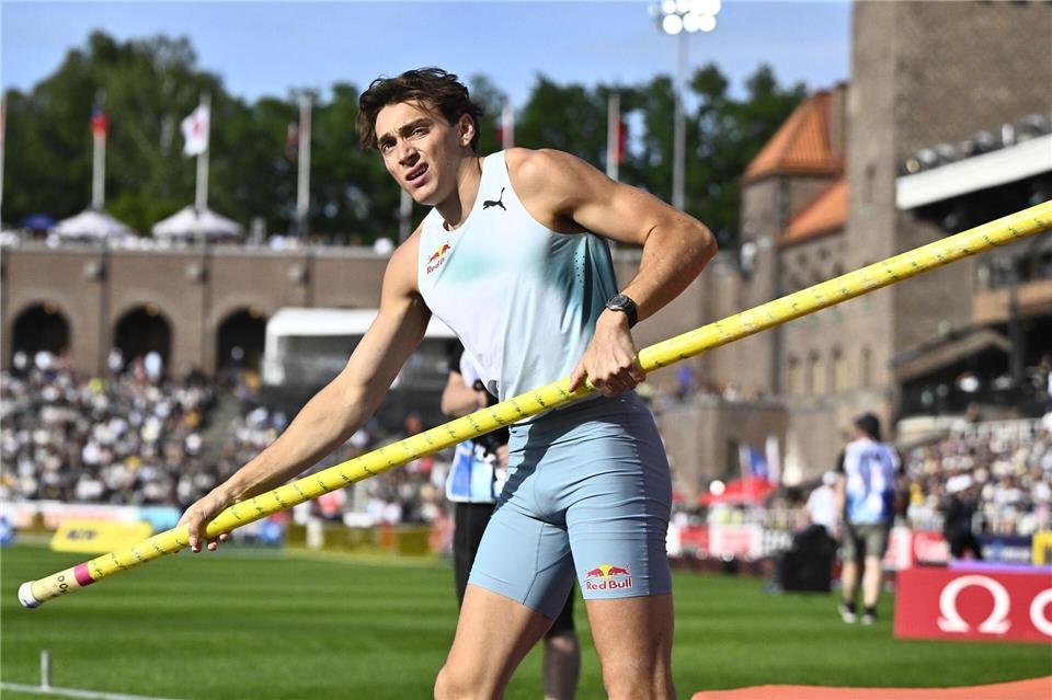 Kassierte eine seltene Niederlage: Armand Duplantis.Christine Olsson/TT News Agency/AP/dpa