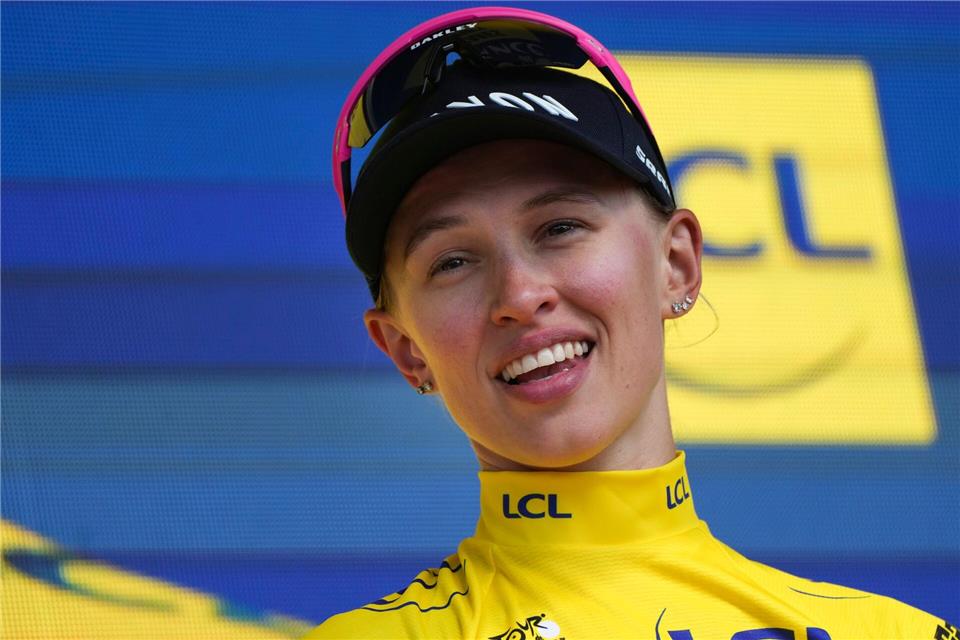 Katarzyna Niewiadoma startet nun nicht bei der Tour de Romandie.Peter Dejong/AP/dpa