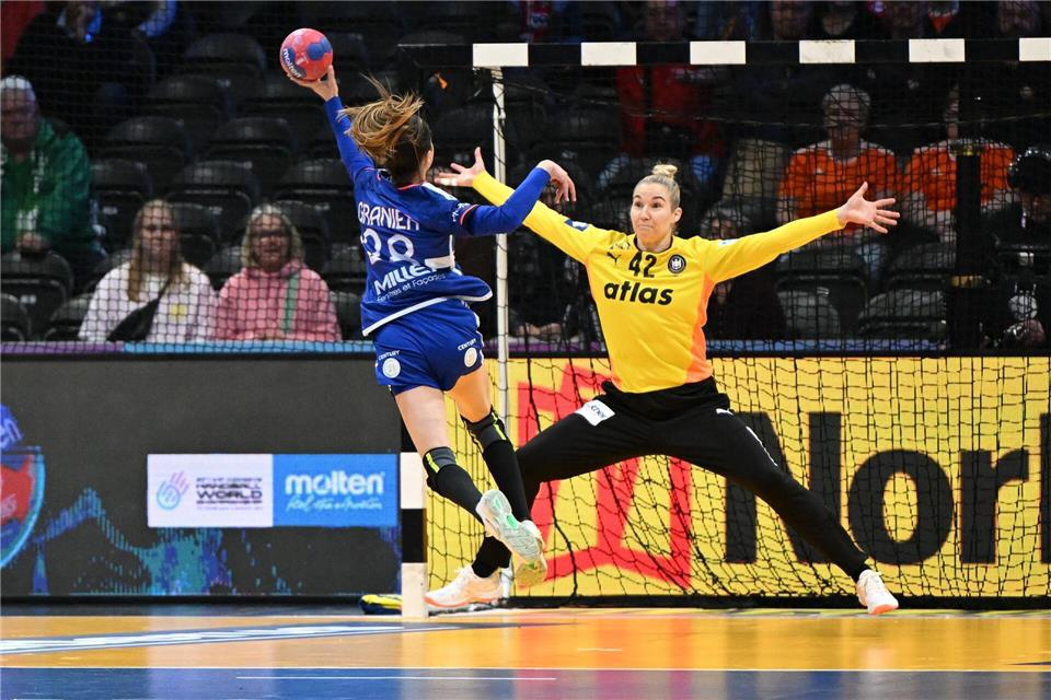 Katharina Filter gehört inzwischen du den besten Torfrauen der Welt. Federico Gambarini/dpa