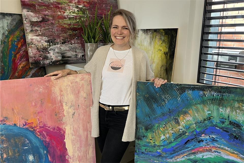 Katharina Hinzelmann ist Architektin und setzt bei ihrer Arbeit gerne die eigenen Bilder ein.