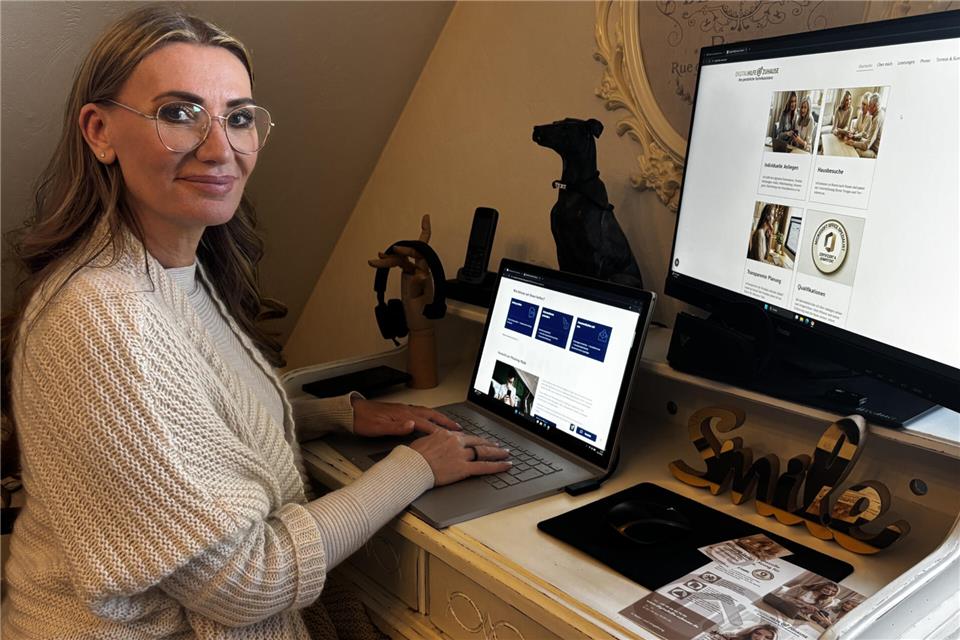 Katharina Laaks bietet Senioren eine ehrenamtliche Hilfe bei digitalen Themen an.