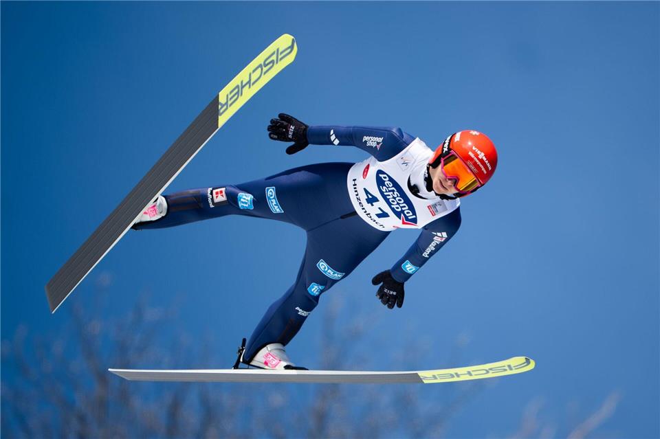 Katharina Schmid beendet am Saisonende ihre Karriere.Georg Hochmuth/APA/dpa