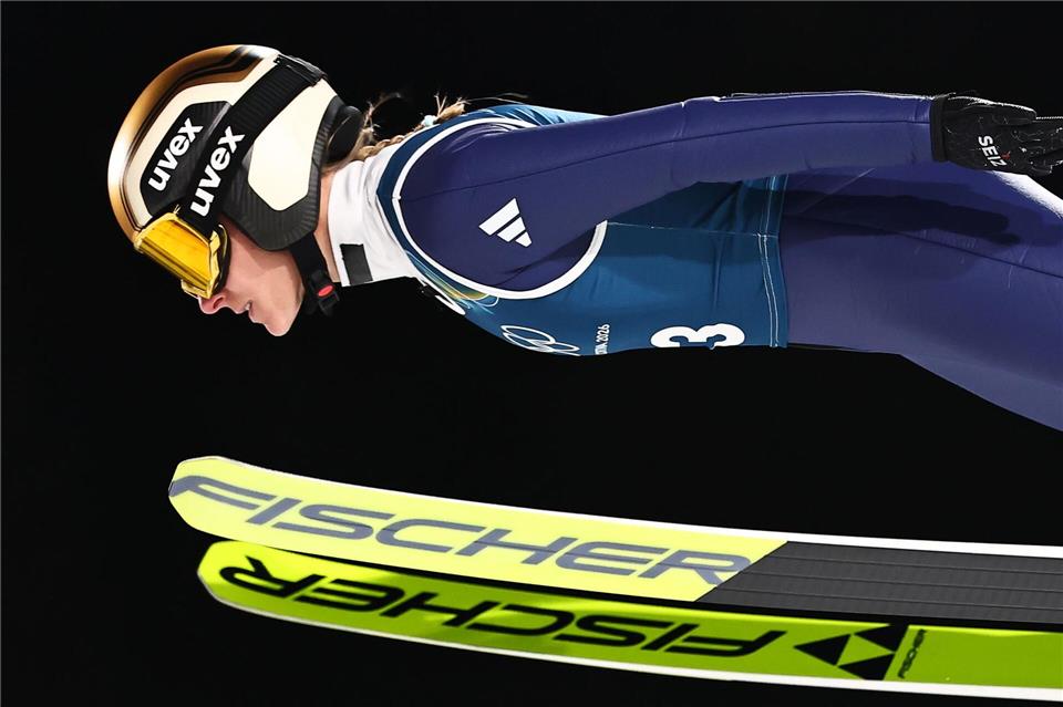 Katharina Schmid hat ihre Ziele fest im Blick.Daniel Karmann/dpa