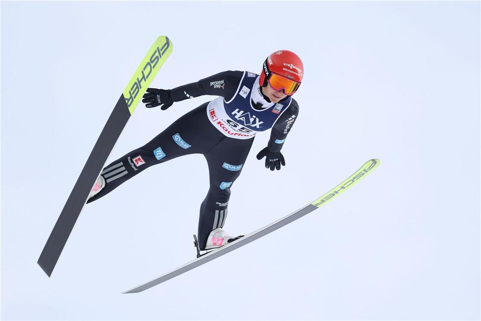 Katharina Schmid war in Lillehammer die beste deutsche Springerin.Geir Olsen/NTB Scanpix/AP/dpa