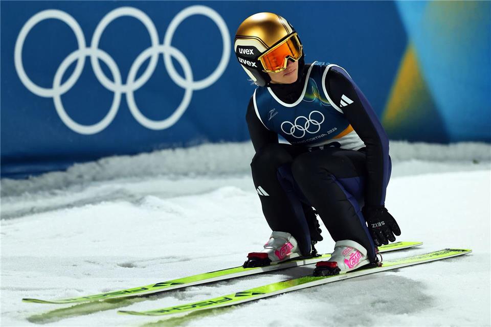 Katharina Schmid zeigte nicht ihre beste Leistung.Daniel Karmann/dpa