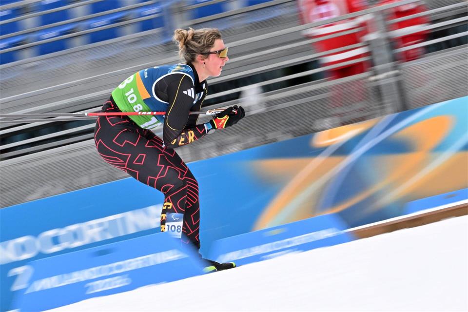 Kathrin Marchand startete bei den Paralympischen Spielen im März im Langlauf. (Archivbild) Martin Schutt/dpa