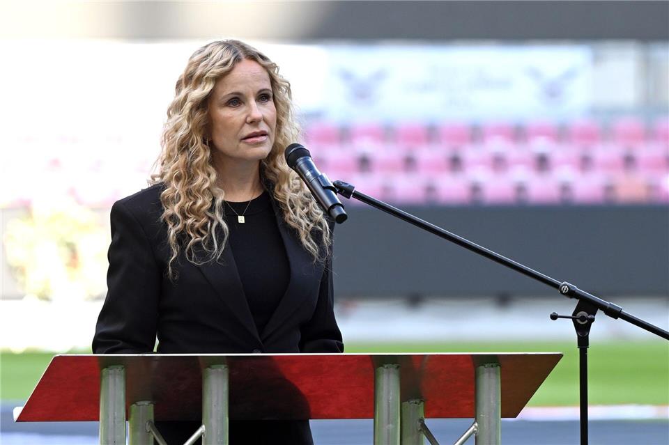 Katja Burkard trauert um ihre Mutter. (Archivfoto)Federico Gambarini/dpa