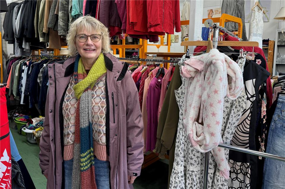 Kein „Sammelsurium“ verschiedener Regale, sondern ein einheitlicher Eindruck: Das ist das Ziel des Umbaus der Klamotte, sagt Birgit Menslage-Blum.