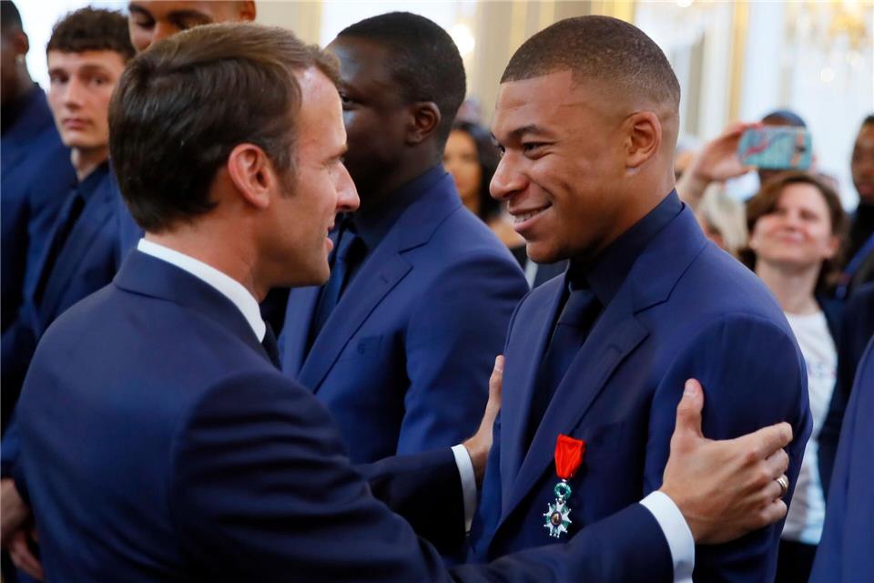 Keine Ambitionen in der Politik: Kylian Mbappé möchte nach seiner aktiven Karriere nicht die Branche wechseln. (Archivbild)Francois Mori/AP Pool/dpa