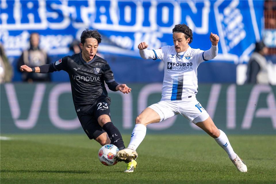 Keine Tore im Westen: Bochum spielt 0:0  gegen Paderborn. David Inderlied/dpa