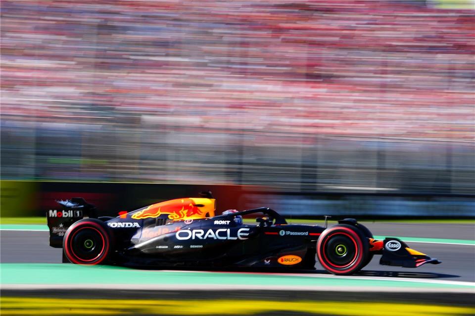 „Toller Moment“: Verstappens Coup in der Ferrari-Heimat Keiner war schneller als Max Verstappen.David Davies/PA Wire/dpa