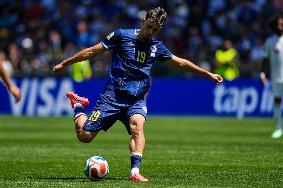 Kerim Alajbegovic spielte bei der WM für Bosnien-Herzegowina. (Archivbild) Lindsey Wasson/AP/dpa