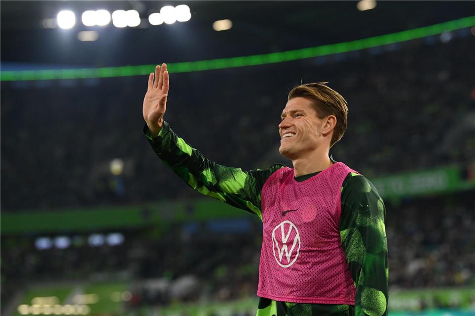 Kevin Behrens vom VfL Wolfsburg.Swen Pförtner/dpa