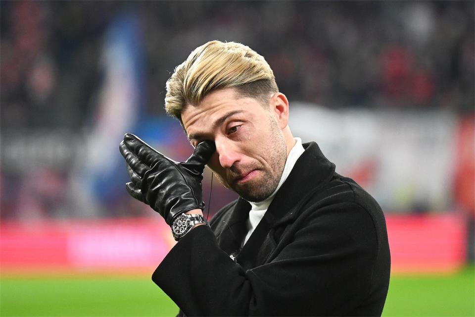 Kevin Kampl bei seiner Verabschiedung bei RB Leipzig. (Archivbild)David Hammersen/dpa