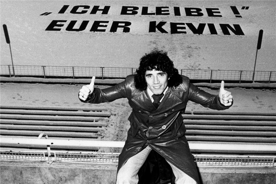 Kevin Keegan im alten Volksparkstadion des HSV.picture alliance / dpa