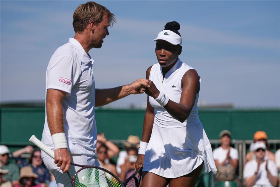 Kevin Krawietz und Venus Williams verloren in der ersten Runde.Maja Smiejkowska/AP/dpa