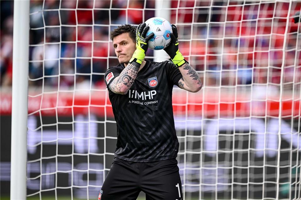 Kevin Müller steht bereits seit zehn Jahren in Heidenheim unter Vertrag.Harry Langer/dpa