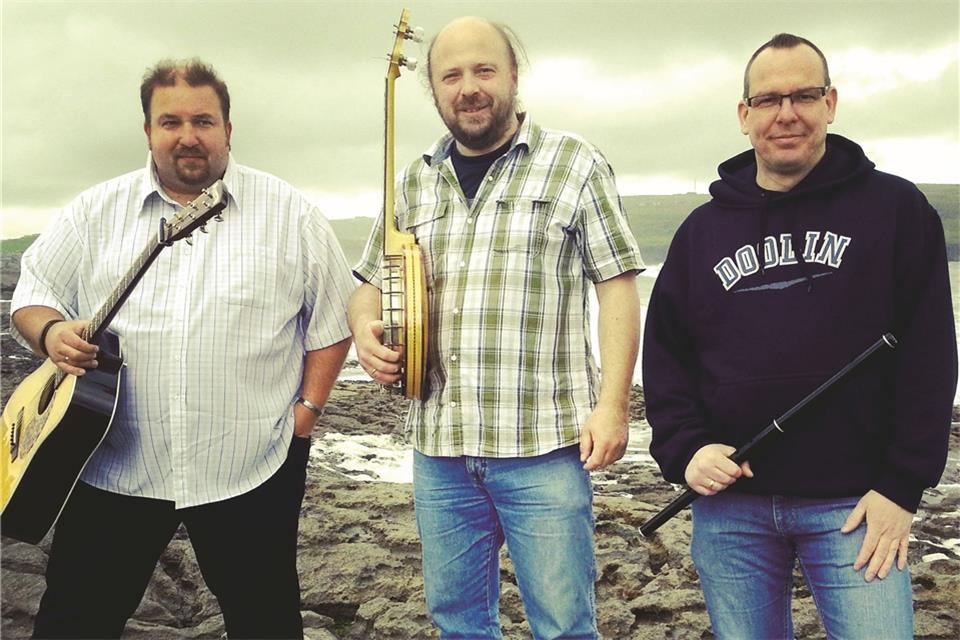 Kevin Sheahan, Jörg Gleba und Roland Noack (von links) sind „The Stokes“.
