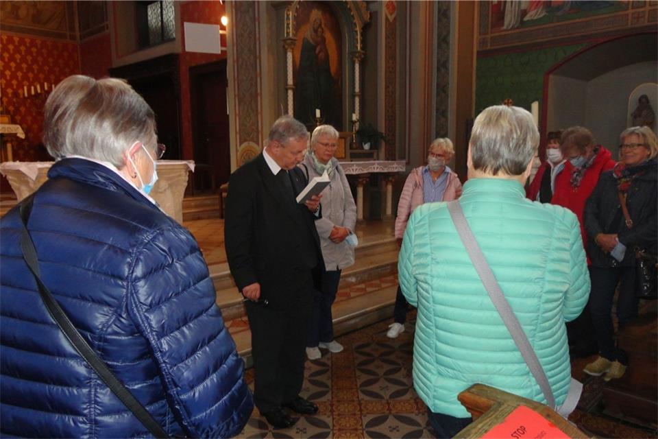 Kfd-Diözesanpräses Gerhard Theben hat die kfd-Frauen in der Aegidiikirche begleitet.