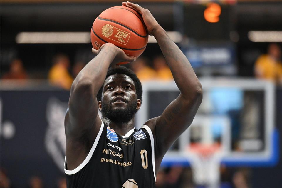 Khyri Thomas konnte trotz seiner 18 Punkte die Niederlage in Heidelberg nicht verhindern.Hendrik Schmidt/dpa
