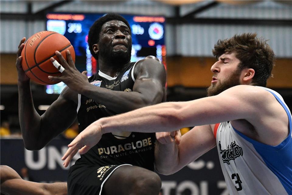 Khyri Thomas (l) war einer der Schlüsselspieler des MBC.Hendrik Schmidt/dpa
